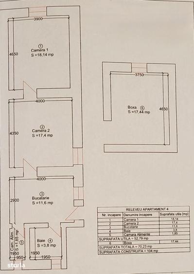 Vand apartament 2 camere, renovat, central-Turnul de Apa - 10