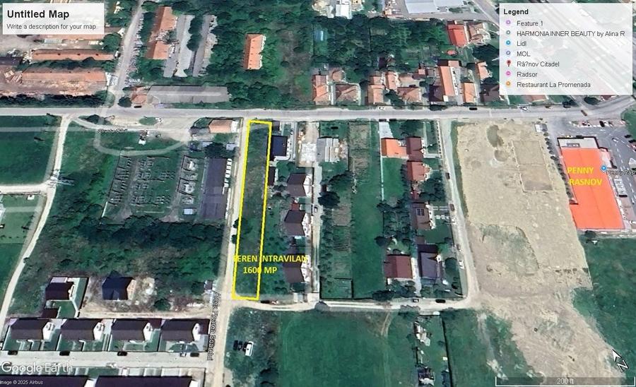 Teren Construcții intravilan de 1600 mp, în Central