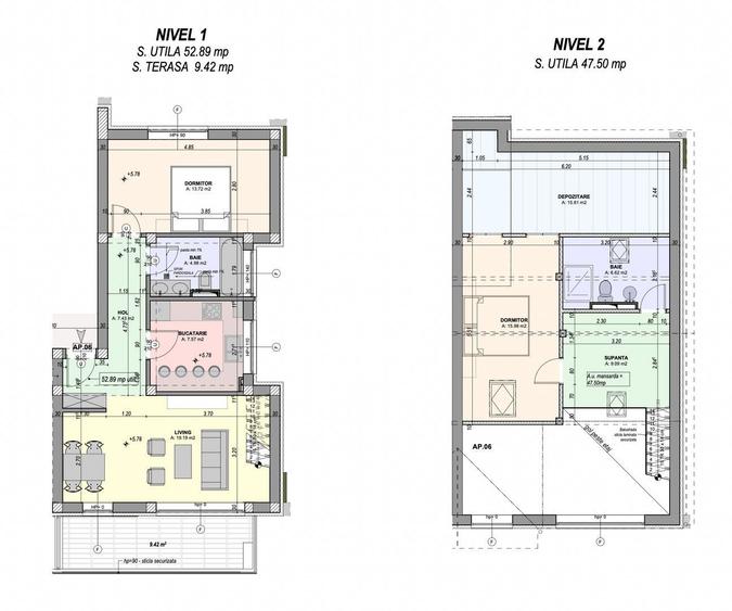 Apartament cu 3 camere semidecomandat în Exterior Vest