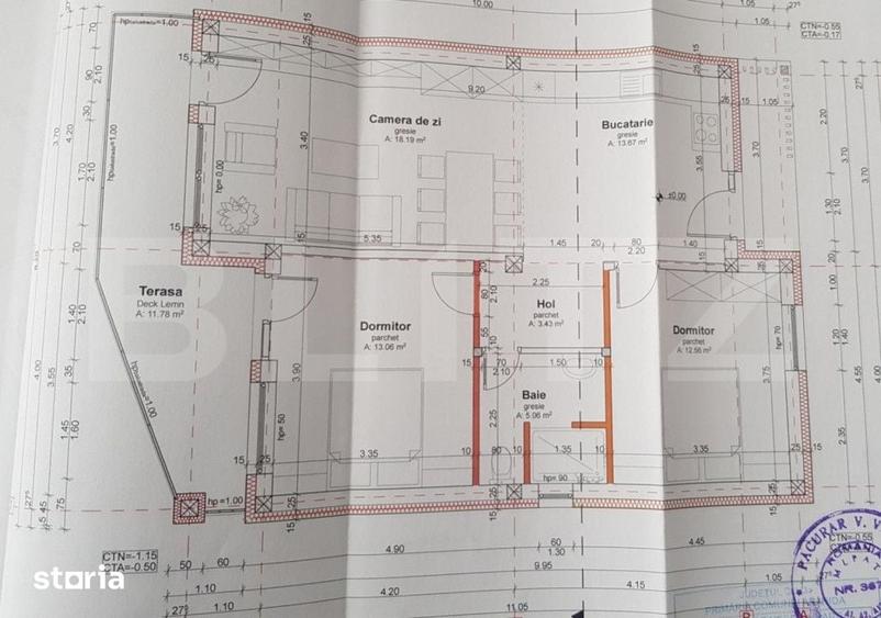 Casă cu 3 camere cu Teren 351 Mp în Apahida