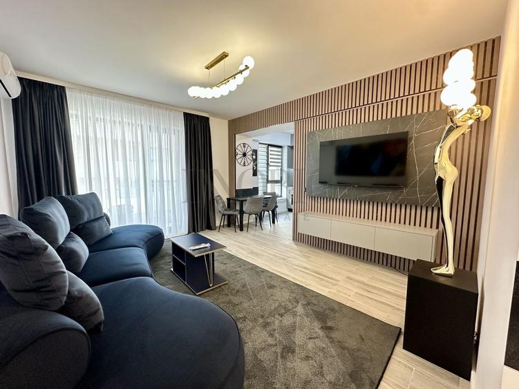 Apartament cu 2 camere semidecomandat în Băneasa