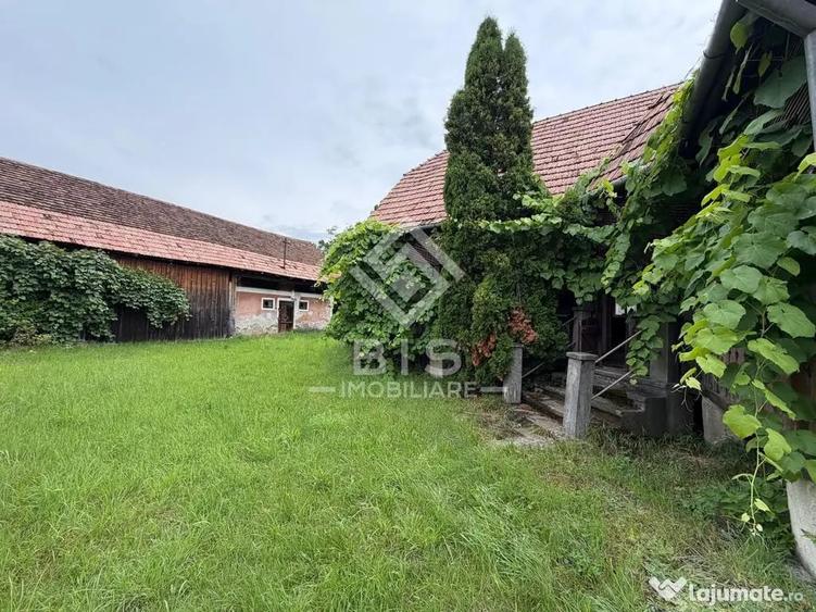 Casă cu 2 camere cu Teren 2080 Mp în Rusu Bârgăului