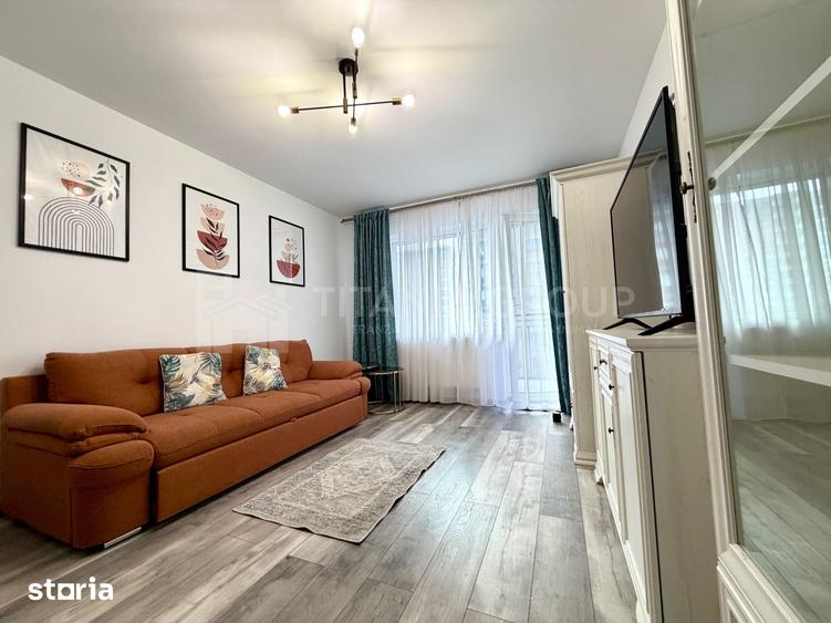 Apartament cu 3 camere decomandat, mobilat în Tractorul