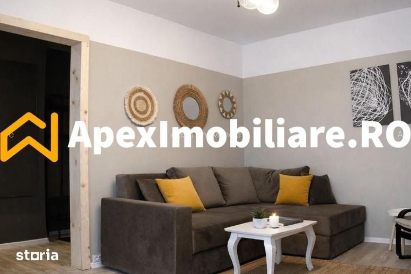 Apartament cu 2 camere semidecomandat, mobilat în 1 Mai