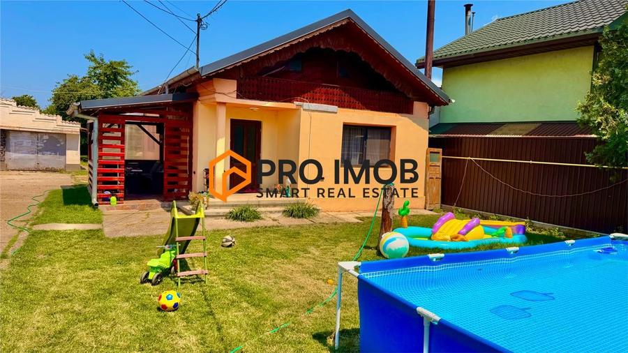 Casă individuală cu 3 camere cu Canalizare în Mărăcineni