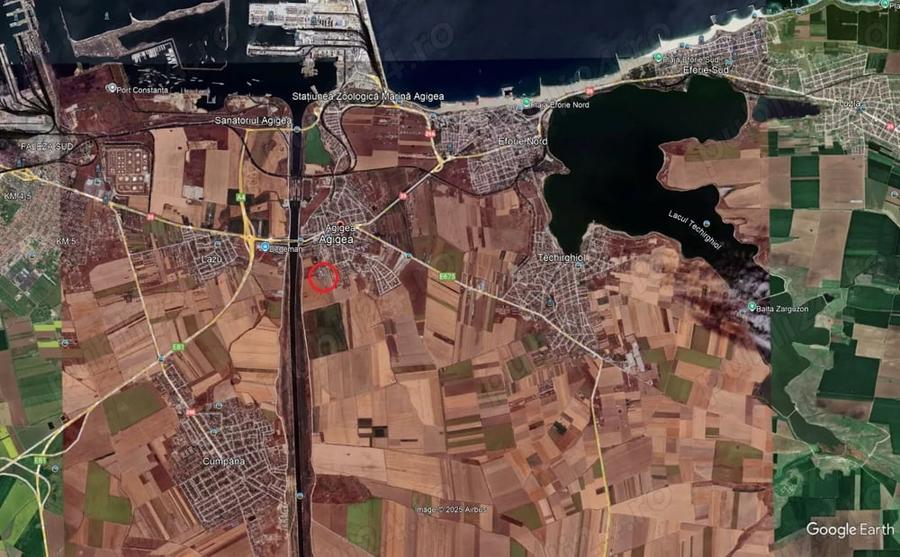 Teren de 10000 mp, în Agigea
