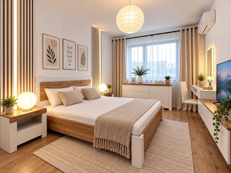 Apartament cu 2 camere decomandat, mobilat în Pipera