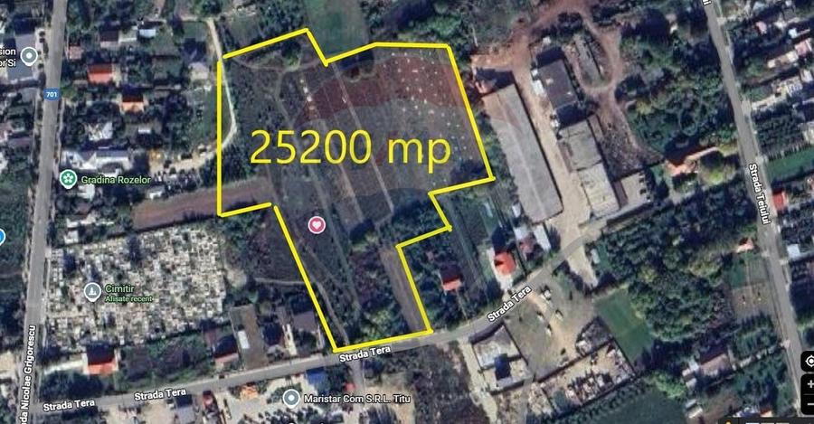 Teren Construcții intravilan de 25200 mp, în Sud