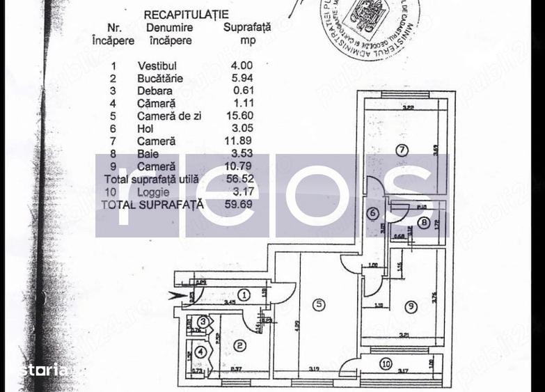 Vanzare 3 Camere | Etaj 1 | Zona Crangasi | Ideal Locuit Sau Investiti - 3