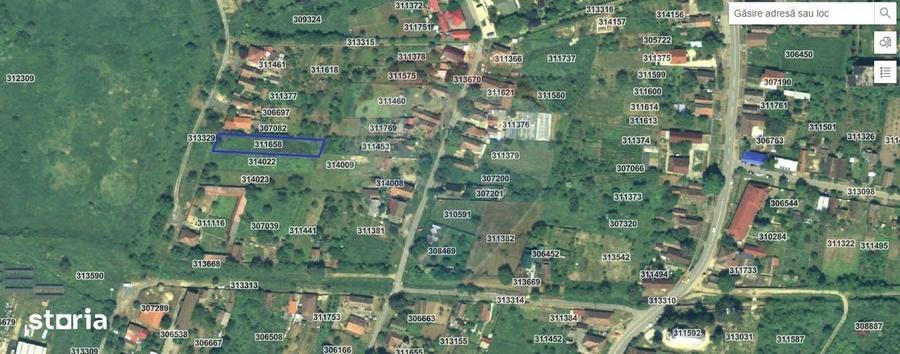 Teren de 1047 mp, în Ghioroc