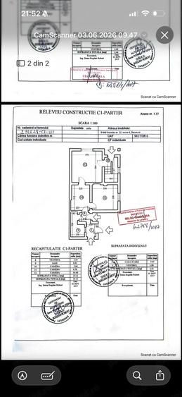 Apartament cu 3 camere semidecomandat în Cotroceni