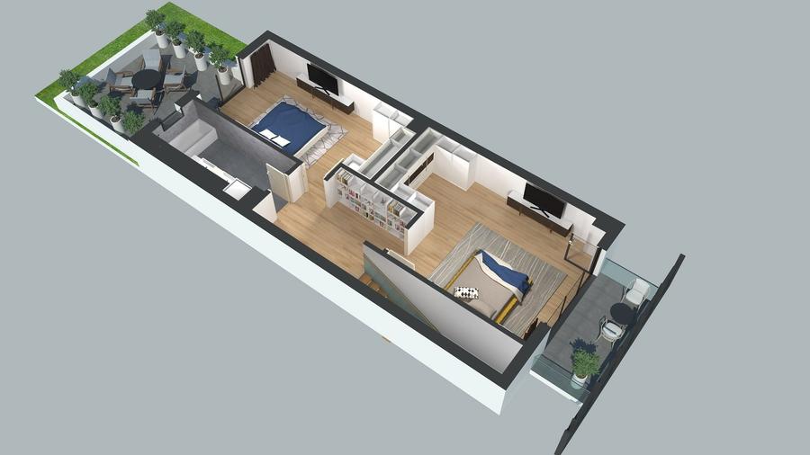 Apartament cu 3 camere decomandat în Complex Studențesc