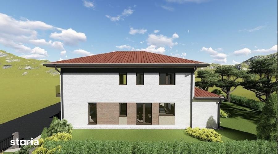 CASA INDIVIDUALA 5 CAM 231.61 MP, TEREN 470 MP DAMBUL ROTUND - 1