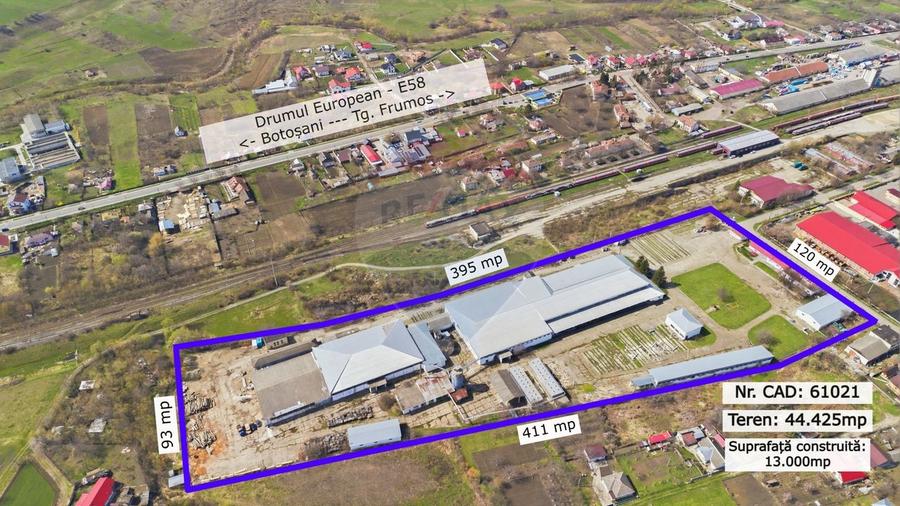 Teren Construcții intravilan de 41140 mp, în Est