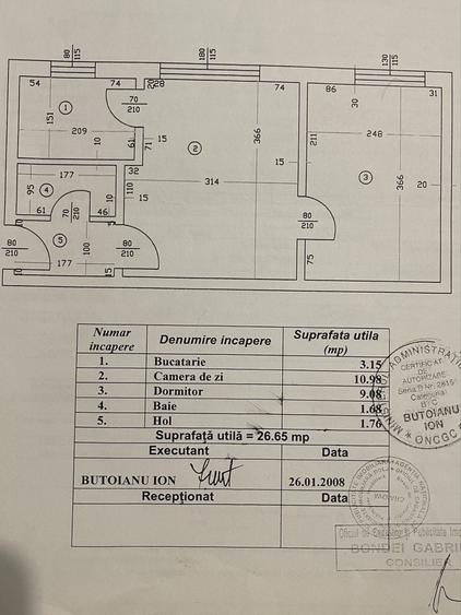 PROPIETAR - Apartament 2 camere, etaj 1, Valea Rosie (zona piata) 52 000 - 3