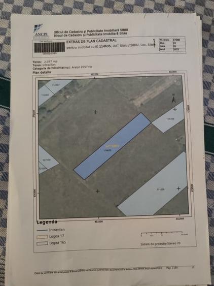 Teren agricol intravilan de 2057 mp, în Ștrand