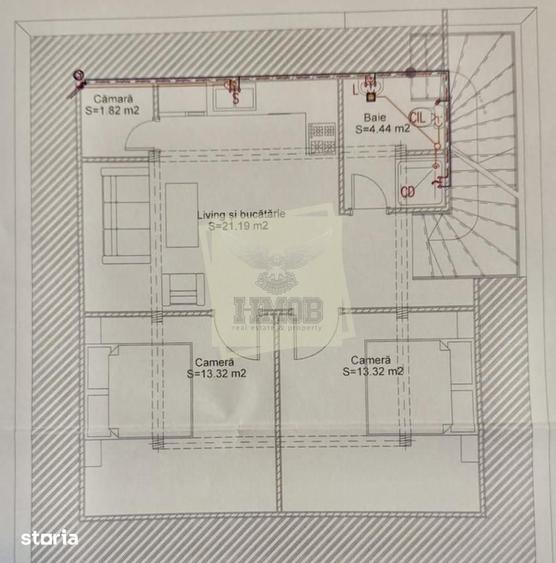 Casă cu 8 camere cu Teren 373 Mp în Lazaret