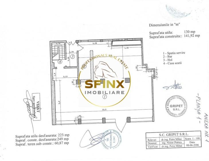 Spațiu comercial, de 223 mp, în Floreasca