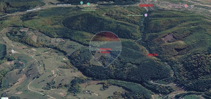 Teren de 1092 mp, în Poiana Mărului