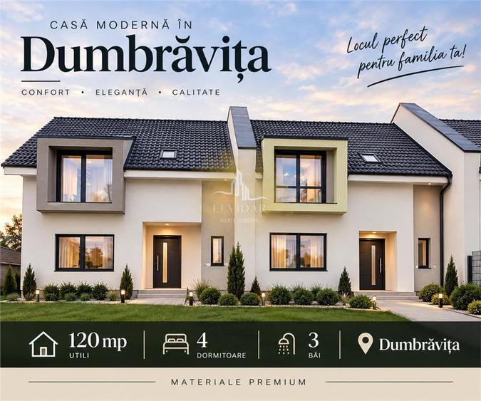 Casă cu 5 camere cu Teren 300 Mp în Dumbrăvița