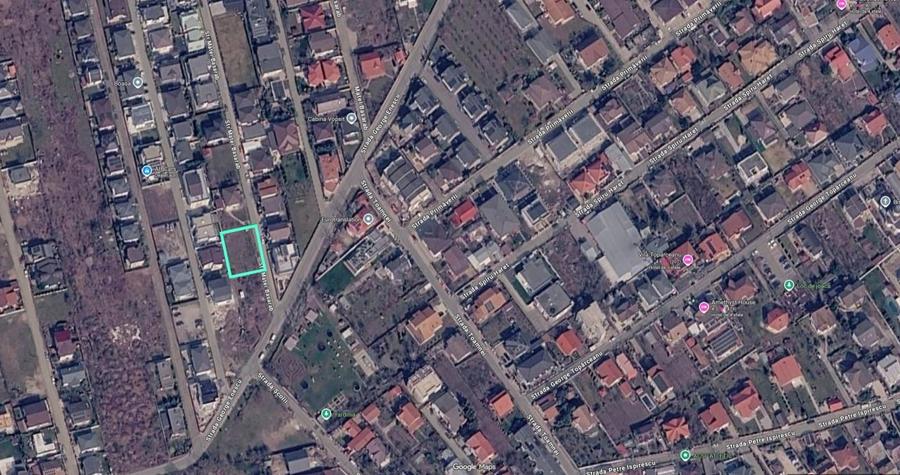 Teren Construcții intravilan de 690 mp, în Odăile