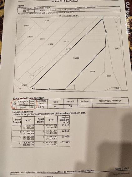 Teren de 5900 mp, în Curcani