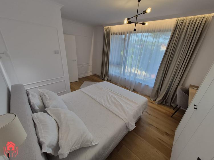Apartament cu 3 camere semidecomandat, mobilat în Herăstrău