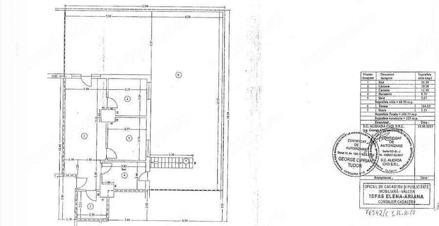 Apartament cu 3 camere în Central