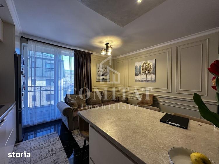Apartament cu 3 camere, mobilat în Chinteni