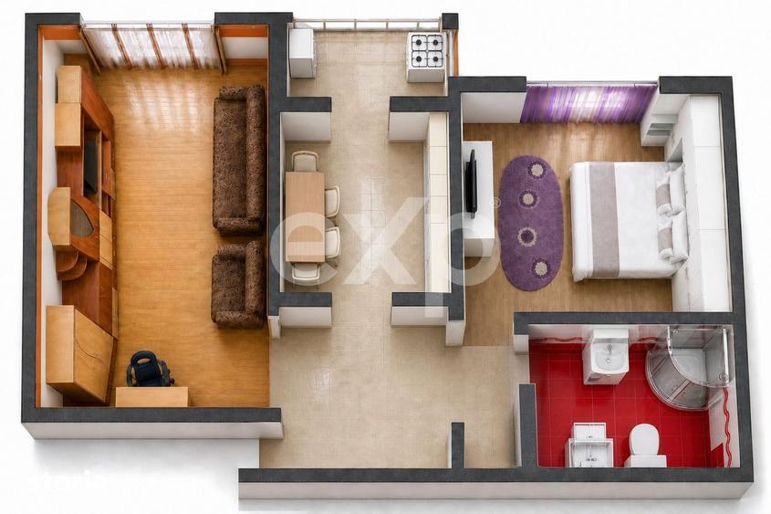 Apartament cu 2 camere decomandat în Lipovei — fotografia 1