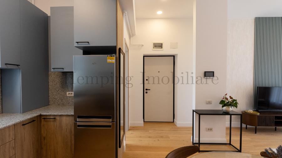 Apartament cu 2 camere semidecomandat, mobilat în Herăstrău
