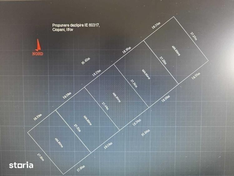 Teren de 500 mp, în Ciolpani