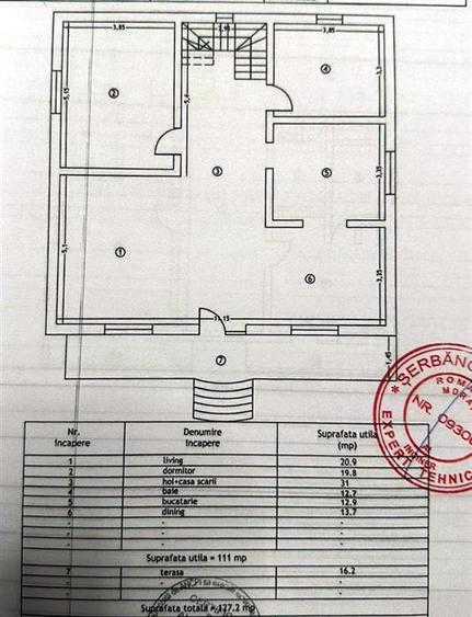Casă cu 5 camere cu Teren 400 Mp în Lețcani
