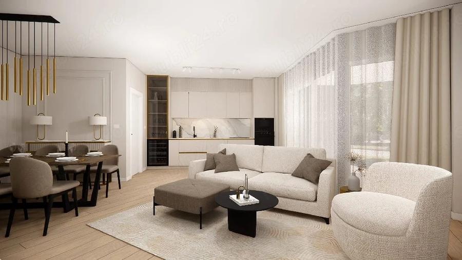 Apartament cu 3 camere decomandat în Central