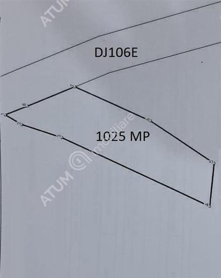 Teren Construcții intravilan de 1025 mp, în Sibiel