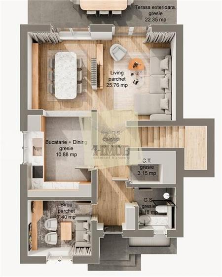 Duplex cu 5 camere cu Teren 340 Mp în Șura Mare