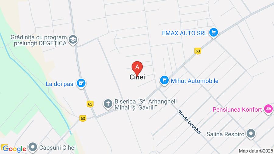 Teren Construcții intravilan de 500 mp, în Cihei