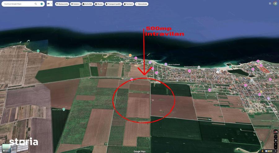 Teren Costinesti 500mp zona Nibiru - Beach Please intravilan - 1