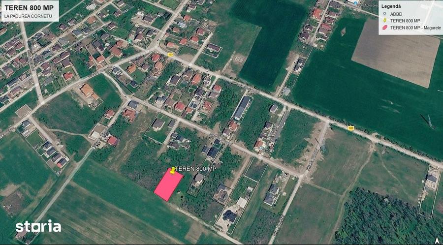 Teren de 800 mp, în Central