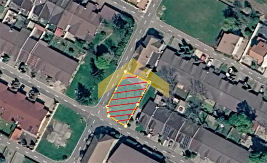 Teren Construcții intravilan de 411 mp, în Cartierul Verde