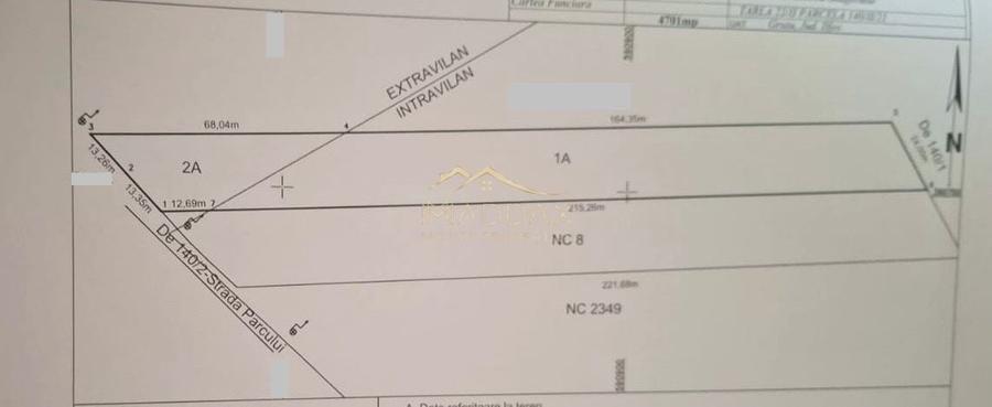 Teren Construcții intravilan de 4701 mp, în Gruiu
