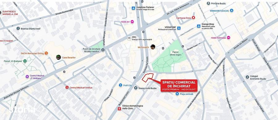 Spațiu comercial, de 133 mp, în Ultracentral