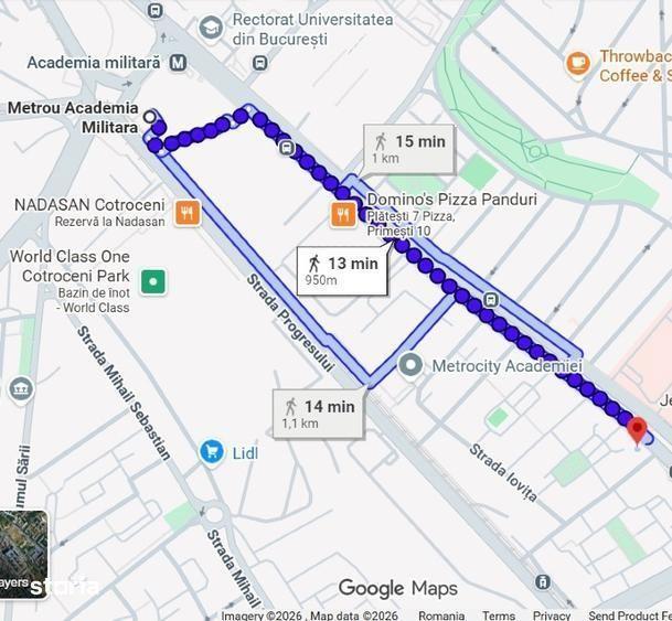 Apartament 1 camera la 12 min Metrou Academia Militara, 8 min Marriott - 10