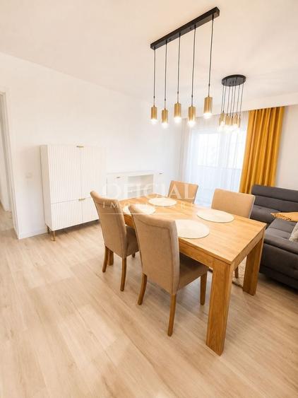 Apartament cu 3 camere semidecomandat, mobilat în Florești