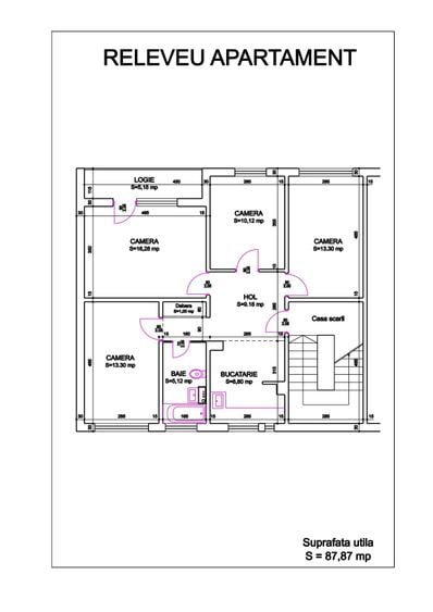 Apartament cu 4 camere decomandat în Mănăștur