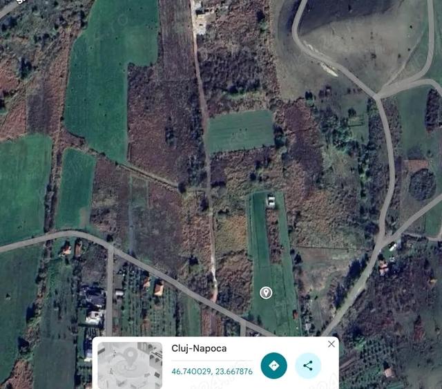 Teren de 1200 mp, în Borhanci
