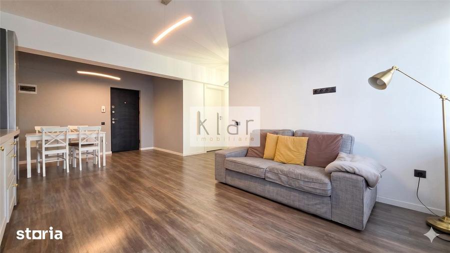 Apartament cu 3 camere semidecomandat, mobilat în Baciu