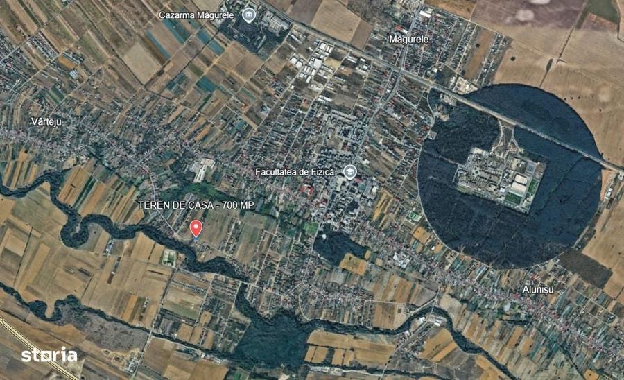 Teren intravilan 700 mp la asfalt in Orasul Magurele - 14