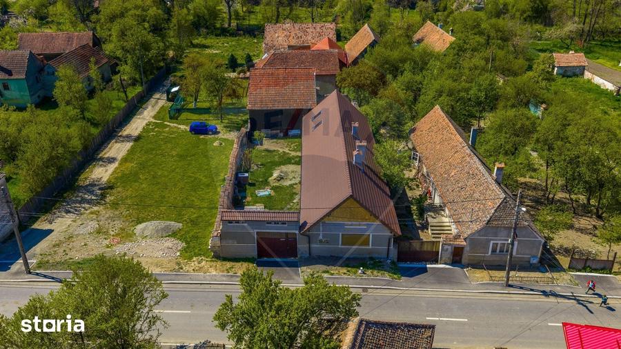 Casă cu 3 camere cu Teren 609 Mp în Părău