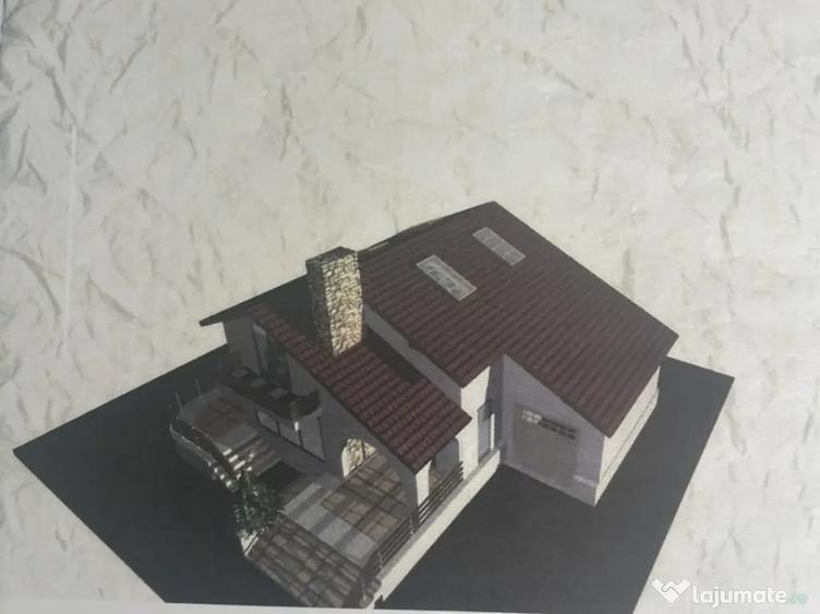 Casă cu 3 camere cu Teren 924 Mp în Podari